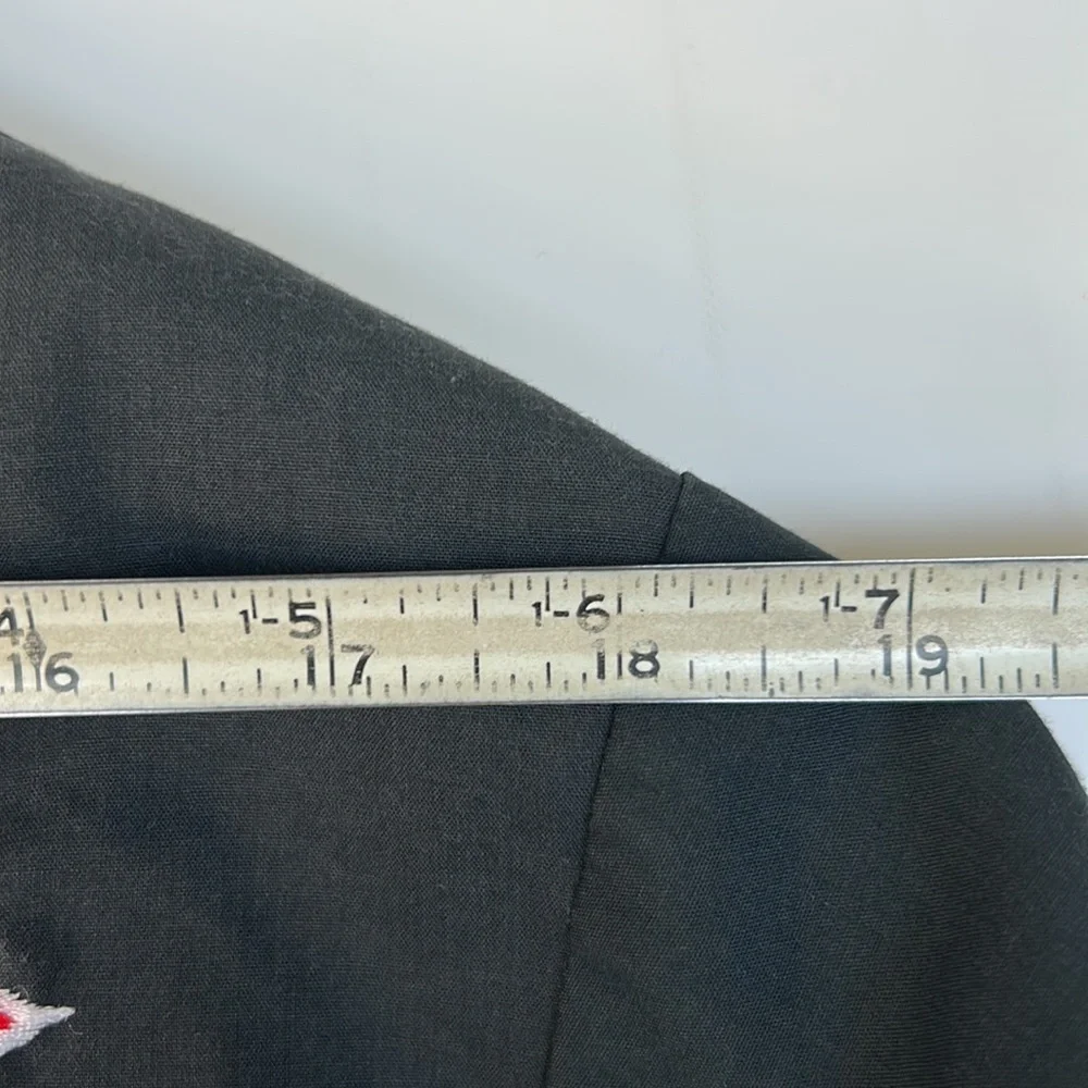 Vintage 70s 80s Jean Rive Western Wear Embroidered Long Sleeve Shirt - Picture 9 of 11